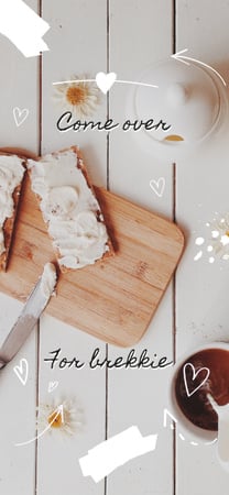 Szablon projektu Delicious Breakfast offer Snapchat Geofilter