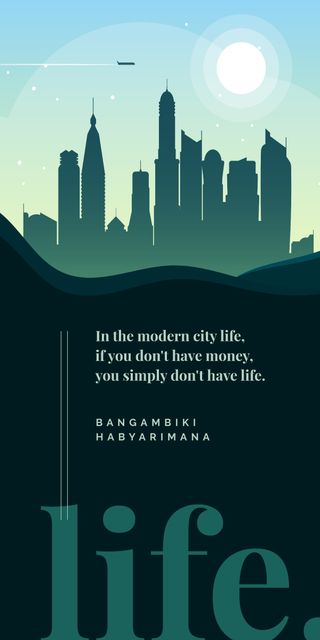 Ontwerpsjabloon van Graphic van Modern City silhouette