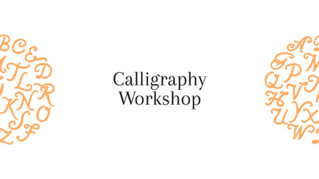 Calligraphy workshop Announcement Youtube – шаблон для дизайну