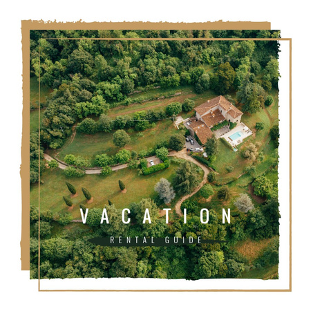 Rental Guide For Vacation In Countryside Instagram Design Template
