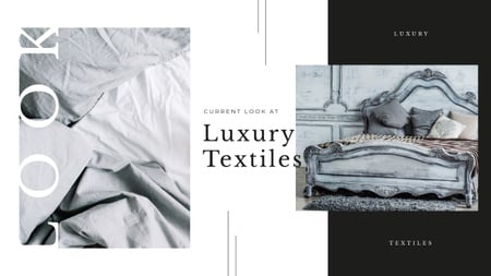 Luxury Classic Textile for Bedroom Youtube Design Template