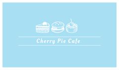 Pastry Chef Contacts with Cake and Cherry