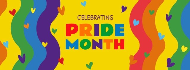 LGBT pride Celebrating Facebook cover Design Template