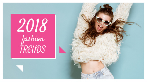 Fashion Ad Jumping Girl In Sunglasses  