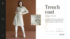 Fashion Collection Ad with Stylish Woman in Winter Clothes