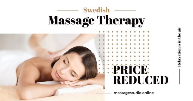 Swedish massage Therapy Ad Facebook AD – шаблон для дизайну
