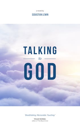 Designvorlage Roman über Gespräche mit Gott für Book Cover