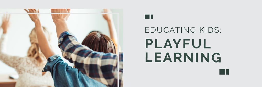 Designvorlage Playful Learning Education Program für Twitter