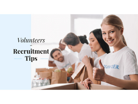 Volunteers recruitment tips Presentation Design Template