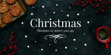 Christmas ginger cookies Twitterデザインテンプレート