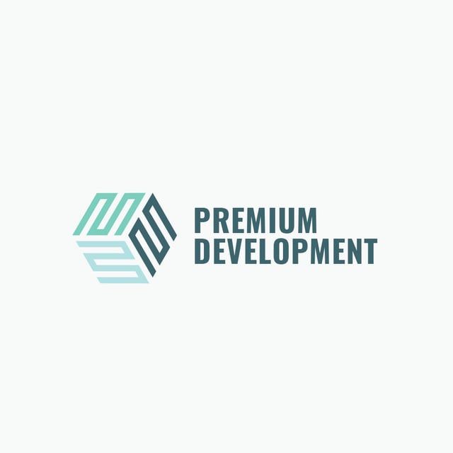 Development Business Simple Icon Logo Design Template