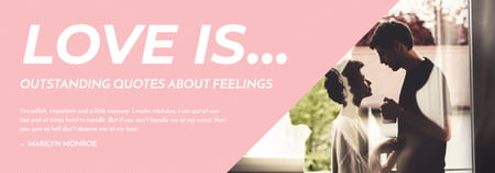 Valentines Card with Charming Couple Tumblr – шаблон для дизайну