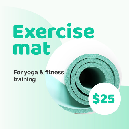 Yoga Mat Special Offer Instagram Design Template