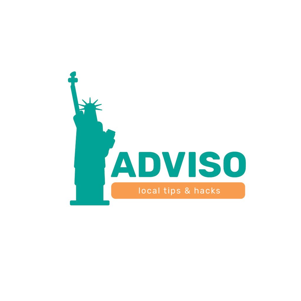 Template di design Travelling Tips with Statue of Liberty Icon Logo