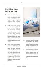 Home Textiles Cozy Interior in Blue Colors