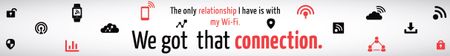 Template di design Wi-fi connection poster Leaderboard