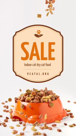 Modèle de visuel Pet Food and Supplements Offer - Instagram Story