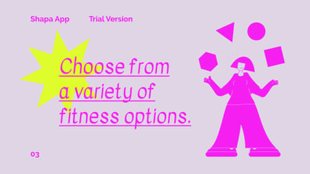 Modèle de visuel Fitness App promotion with Woman juggling - FB event cover