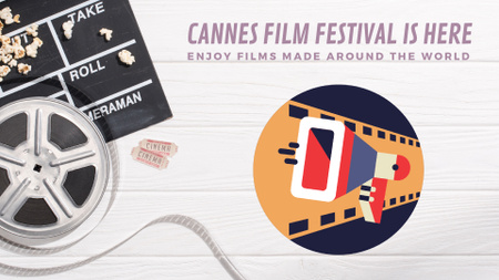 Cannes Film Festival poster Full HD video tervezősablon