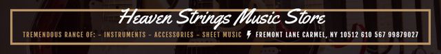 Heaven Strings Music Store Leaderboard Design Template