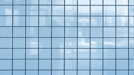 Light blue tile Wall Zoom Background Modelo de Design