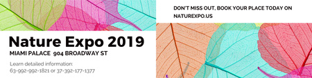 Designvorlage Nature Expo Annoucement für Twitter
