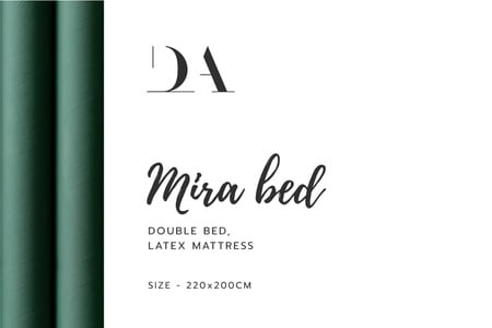 Template di design Bedroom furniture retailer contacts Label