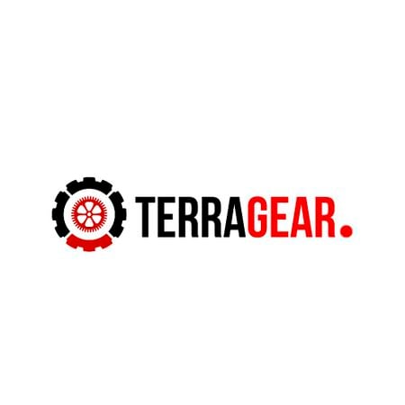 Tech Industry with Cogwheel Icon Animated Logo Šablona návrhu