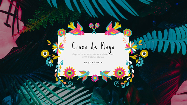Cinco de Mayo Mexican holiday Full HD videoデザインテンプレート