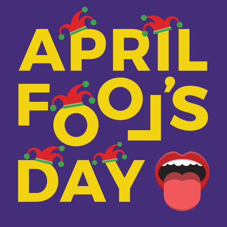 Designvorlage April Fools Day für Instagram