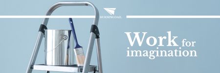 Tools for Home Renovation in Blue Email headerデザインテンプレート