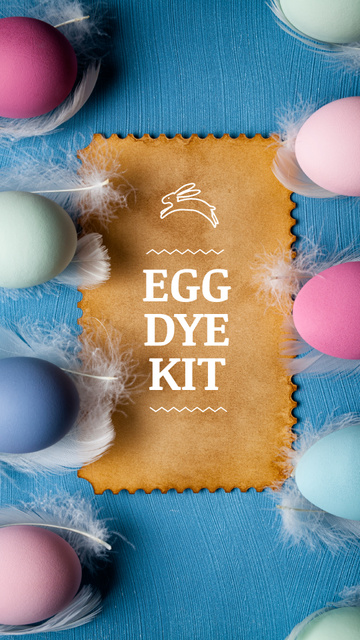 Designvorlage Easter Eggs Decor Offer für Instagram Video Story