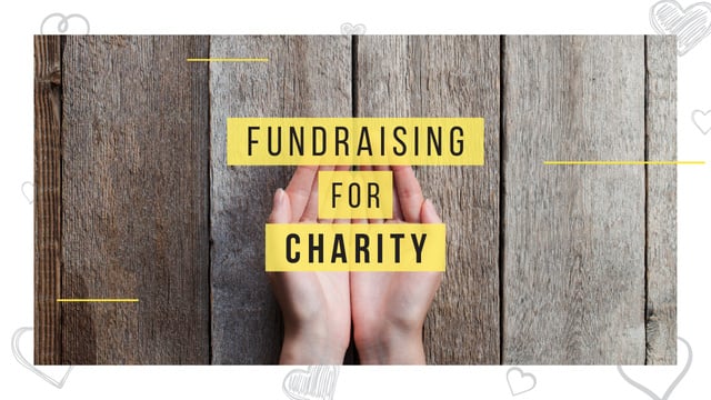 Charity Fundraising Open Human Palms Youtube Thumbnail – шаблон для дизайну