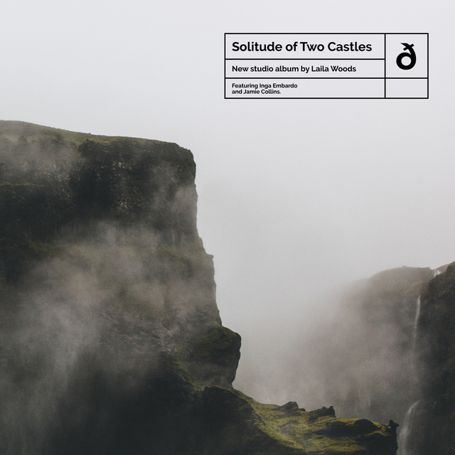 Moddy Foggy nature landscape Album Cover Πρότυπο σχεδίασης