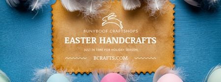 Modèle de visuel Easter Eggs Decor Offer - Facebook Video cover