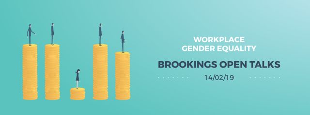 Gender inequality on earnings Facebook Video cover – шаблон для дизайна