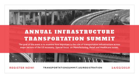 Annual infrastructure transportation summit Title Tasarım Şablonu
