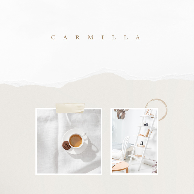 Plantilla de diseño de Breakfast in bed with Coffee and cookie Instagram 