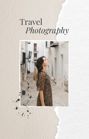 Girl walking in old city IGTV Cover Design Template