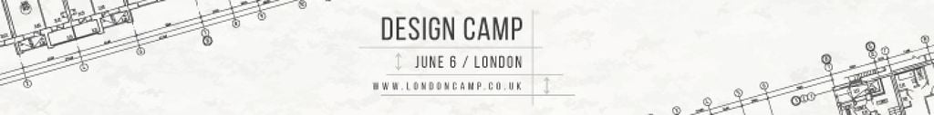 Design camp in London Leaderboard Design Template
