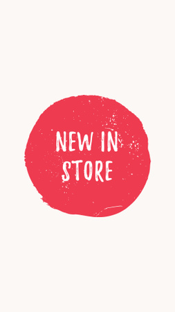 Plantilla de diseño de Shop information and contacts on red Instagram Highlight Cover 