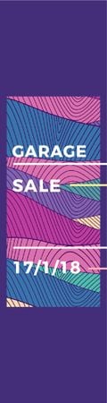 Garage sale poster Skyscraper – шаблон для дизайну