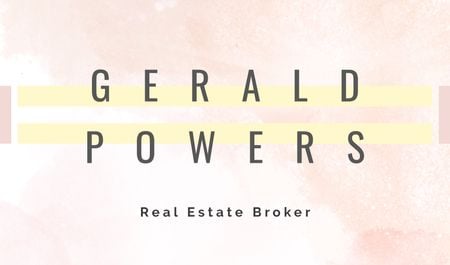 Real Estate Broker Services Offer Business card – шаблон для дизайну