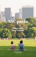 People in New York City Park