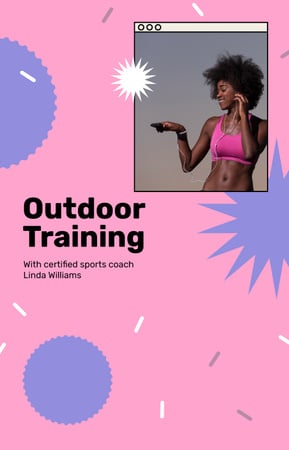 Happy Fitness Coach IGTV Cover Design Template