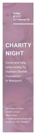 Corporate Charity Night Skyscraper – шаблон для дизайну