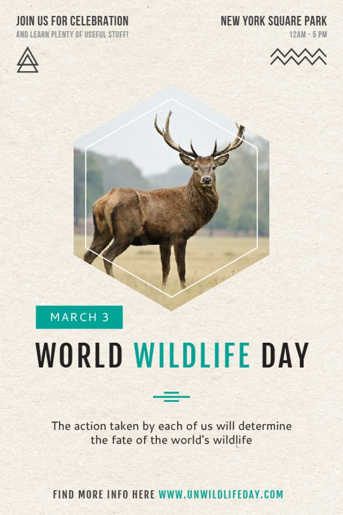 Plantilla de diseño de World wildlife day Tumblr 