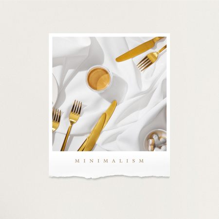 Breakfast in bed with Coffee and Cookie Instagram Design Template