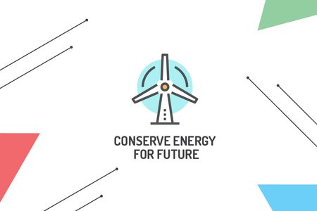 Plantilla de diseño de Concept of Conserve energy for future Gift Certificate 