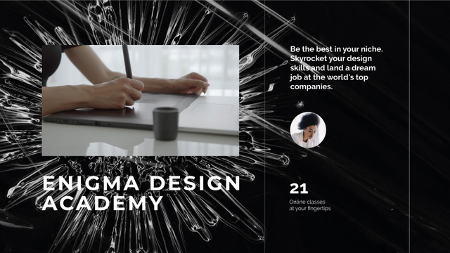 Man drawing blueprints in Design Academy Full HD video Modelo de Design